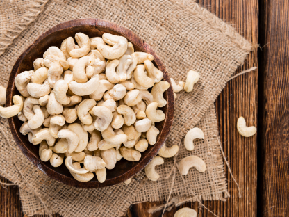 Brown Organic Cashews